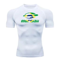 Men Rash Guard Surfing Diving Tee Swimwear Tight Short Sleeve T Shirt Swim Floatsuit Top UV Swimming RashGuard Prevent Jellyfish