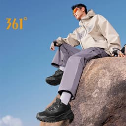 361 Degrees Men Running Shoes New Featherlight Soft Breathable Rebound Cushioning Grippy Outdoor Hiking Sneakers Male 672542214