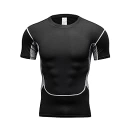Men's T-Shirt Running Sport T Shirt Men Compression Top Tee Fitness Quick Dry Tight Training Gym Sport Running Shirts Men Jersey