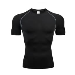 Men's T-Shirt Running Sport T Shirt Men Compression Top Tee Fitness Quick Dry Tight Training Gym Sport Running Shirts Men Jersey