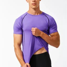 Men's T-Shirt Running Sport T Shirt Men Compression Top Tee Fitness Quick Dry Tight Training Gym Sport Running Shirts Men Jersey