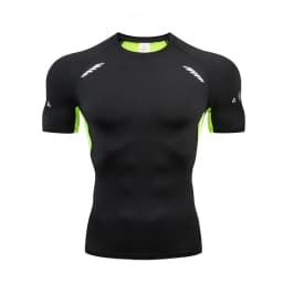 Men's T-Shirt Running Sport T Shirt Men Compression Top Tee Fitness Quick Dry Tight Training Gym Sport Running Shirts Men Jersey