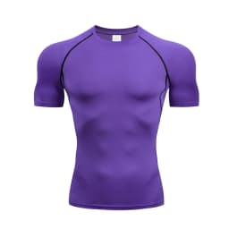 Men's T-Shirt Running Sport T Shirt Men Compression Top Tee Fitness Quick Dry Tight Training Gym Sport Running Shirts Men Jersey