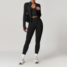 2/3/4PCS Yoga Set Gym Clothes Sportswear Seamless Yoga Suits For Women Fitness Long Sleeved Tracksuits Sports Bra Gym Leggings