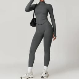 2/3/4PCS Yoga Set Gym Clothes Sportswear Seamless Yoga Suits For Women Fitness Long Sleeved Tracksuits Sports Bra Gym Leggings