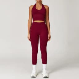 2/3/4PCS Yoga Set Gym Clothes Sportswear Seamless Yoga Suits For Women Fitness Long Sleeved Tracksuits Sports Bra Gym Leggings