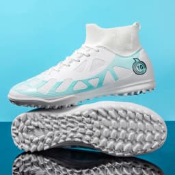 Professional Sports Football Shoes TF Broken Nail Teenagers Durable Wear Resisting Training Shoes Adult High-Tops Soccer Shoes