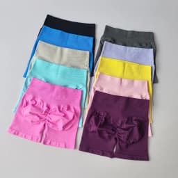Peach Buttock Lifting Three-point Shorts Summer High Waisted Yoga Shorts Fashionable and Sexy Running Fitness Pants Solid Color