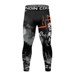 Men's Rashguard MMA Fight Leggings Jiu Jitsu Boxing Compression Grappling Pants for Training & Combat Sports Muay Thai Clothing