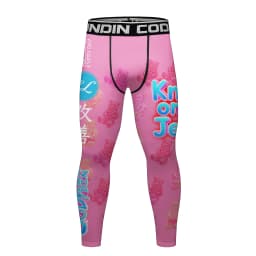 Men's Rashguard MMA Fight Leggings Jiu Jitsu Boxing Compression Grappling Pants for Training & Combat Sports Muay Thai Clothing