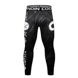 Men's Rashguard MMA Fight Leggings Jiu Jitsu Boxing Compression Grappling Pants for Training & Combat Sports Muay Thai Clothing