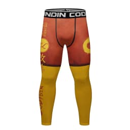 Men's Rashguard MMA Fight Leggings Jiu Jitsu Boxing Compression Grappling Pants for Training & Combat Sports Muay Thai Clothing