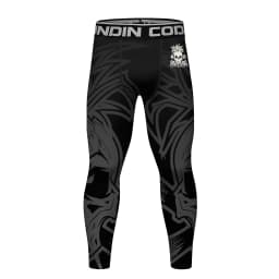 Men's Rashguard MMA Fight Leggings Jiu Jitsu Boxing Compression Grappling Pants for Training & Combat Sports Muay Thai Clothing