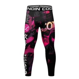 Men's Rashguard MMA Fight Leggings Jiu Jitsu Boxing Compression Grappling Pants for Training & Combat Sports Muay Thai Clothing