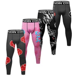 Men's Rashguard MMA Fight Leggings Jiu Jitsu Boxing Compression Grappling Pants for Training & Combat Sports Muay Thai Clothing
