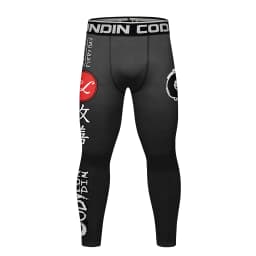 Men's Rashguard MMA Fight Leggings Jiu Jitsu Boxing Compression Grappling Pants for Training & Combat Sports Muay Thai Clothing