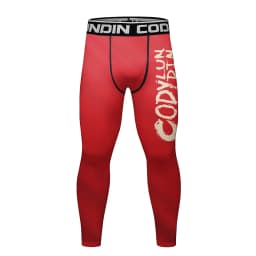 Men's Rashguard MMA Fight Leggings Jiu Jitsu Boxing Compression Grappling Pants for Training & Combat Sports Muay Thai Clothing