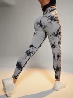 Sexy Hollow Black Seamless Leggings Women Fitness Leggings Gym Yoga Pants High Waist Yoga Pants Sports Female Clothing