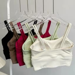 Women's Sports Bra with Padded Cups, Shockproof Running Sexy Strappy Yoga Vest, Outerwear Training Fitness Bra