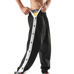 Men Sweatpants Jogging Sportswear Men's Fitness Pants Casual Loose Mesh Trousers Quick-dry Breathable Pants Side Button Design