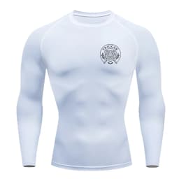 Long Sleeved Men's Gym Running Tight Fitting Men's Outdoor Training Jogging Shirt Quick Drying Shirt Warm Printed Classic Lightw