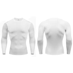 1 or 3 Pack Men's Compression Shirts Long Sleeve Workout Gym T-Shirts Running Tops Cool Quick Dry Sports Baselayer Undershirts