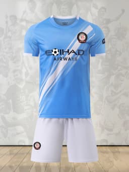 Men's Casual Sports Football Uniform Round Neck Top with Fashionable Breathable Shorts Comfortable Football Suit Set