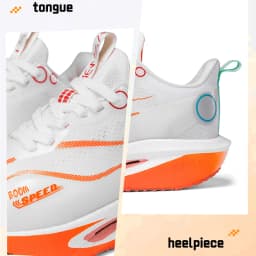 Men's Running Shoes Carbon Plate Professional Running Shoes Breathable Non-slip Cushioning Women's Casual Running Sports Shoes