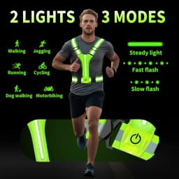 Outdoor Adjustable Safety Reflective Vests Night Running Riding Highlight Lightweight Safety Straps Biking Cycling Equipment