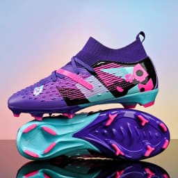 New Men Soccer Shoes High-quality Outdoor High Ankle Ultralight Indoor Football Boots Non-Slip Sports Shoes Futsal Non-Slip