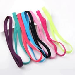 1/5/10pcs Thin Elastic Hair Band Sweatband Football Running Hair Accessories Fashion Simple Non-Slip Stretchy Sports Headband