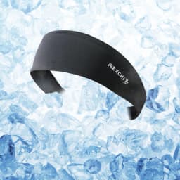 Ice Silk Sweatband for Men Sports Headband Running Cycling Gym Workout Non Slip Elastic Sweat Wristband Head Wrap