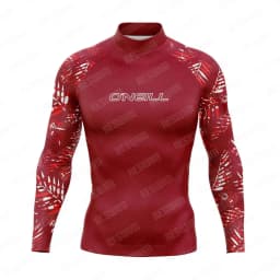 2025 Men's Long Sleeve Surfing Suit Rashguard Swimsuit Sun UV Protection T-Shirt Surf Diving Swimming Tight Rash Guards Swimwear
