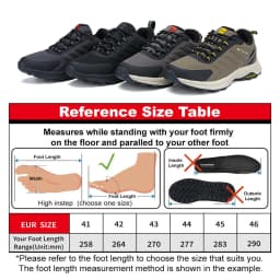 Baasploa Men Hiking Shoes High Quality Male Trekking Climbing Outdoor Sneaker Non-Slip Comfortable Waterproof Sprort Shoes