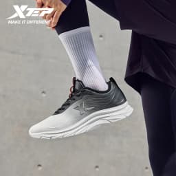 Xtep Cotton Shoes for Men Synthetic Leather Comfortable Breathable Non-Slip Shock Absorption Soft Walking Sneakers 875419370031