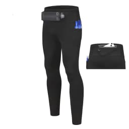 Mens Women Compression 6 Pockets Running Pants Marathon Cycling Outdoor Sport Fitness Yoga Hiking Long Tights Leggings Quick Dry