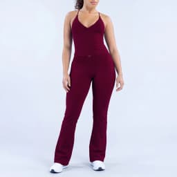 Vision Twist Front Longline Top And Vision Flares Fitness Suits Women 2 Piece Seamless Yoga Set Gym Vest Workout Running Suit