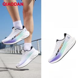 QIAODAN LH600 2nd Men Running Shoes Breathable Mesh Sneakers Shock Absorption Rebound Cushioning Athletic Footwear QXB023263229R