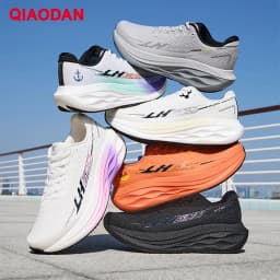 QIAODAN LH600 2nd Men Running Shoes Breathable Mesh Sneakers Shock Absorption Rebound Cushioning Athletic Footwear QXB023263229R