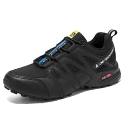 Men's Mesh Breathable Hiking Shoes Lightweight Non-slip Waterproof Wear Resistant Outdoor Trekking Camping Sneakers