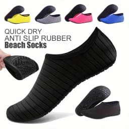 1Pair Water Shoes Women Men Barefoot Socks Anti-Slip Quick-Dry Beach Swim Water Sports Shoes Summer Casual Sports Water Sneakers