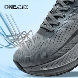 ONEMIX-Lightweight Running Shoes for Men and Women Stable Cushioning Sports Shoes Bounce-resistant Walking Shoes Outdoor New