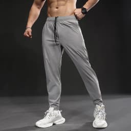 Summer New Men's Quick-dry Sports Pants Training Autumn Stretch Jogger Pants Drawstring Versatile Casual Gym Fitness Trousers
