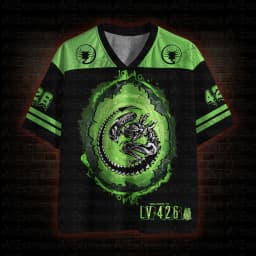 2026 New Movie Sports Fashion Adult and Children's Short Sleeve V-neck Street Eye Clothing Gothic Style Horror Fans Gift