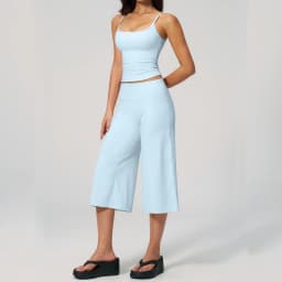 Sports Set Capri Pants Gym Clothes Women's Tracksuit Yoga Suit For Fitness Athletic Wear Short Underwear Training Workout Outfit