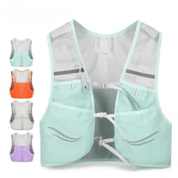 Running Vest, Cycling Reflective Vest, Mesh Vest, Sports Backpack for Marathon Running, Cross Running, and Outdoor Cycling