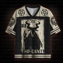 2026 New Movie Sports Fashion Adult and Children's Short Sleeve V-neck Street Eye Clothing Gothic Style Horror Fans Gift