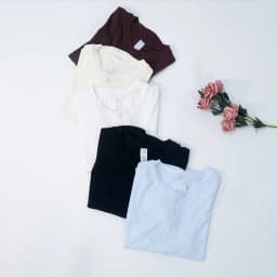 LULU FLORA Henry collar curved hem short sleeved T-shirt short cut slimming top yoga workout