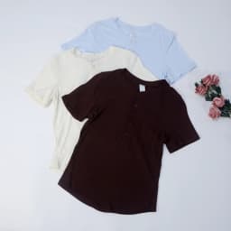 LULU FLORA Henry collar curved hem short sleeved T-shirt short cut slimming top yoga workout
