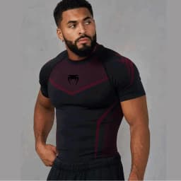 Men's T-shirts Compression Clothing Gym Sports Outdoor Training Tshirt Running Exercise Speed Ventilate Tees Lightweight Tops